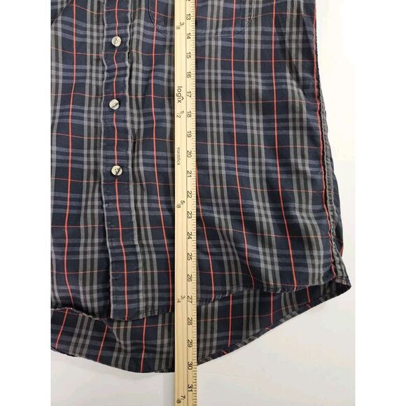 Burberrys Men's Vintage Nova Check Cotton Button‎ Up Shirt Small - Picture 7 of 9